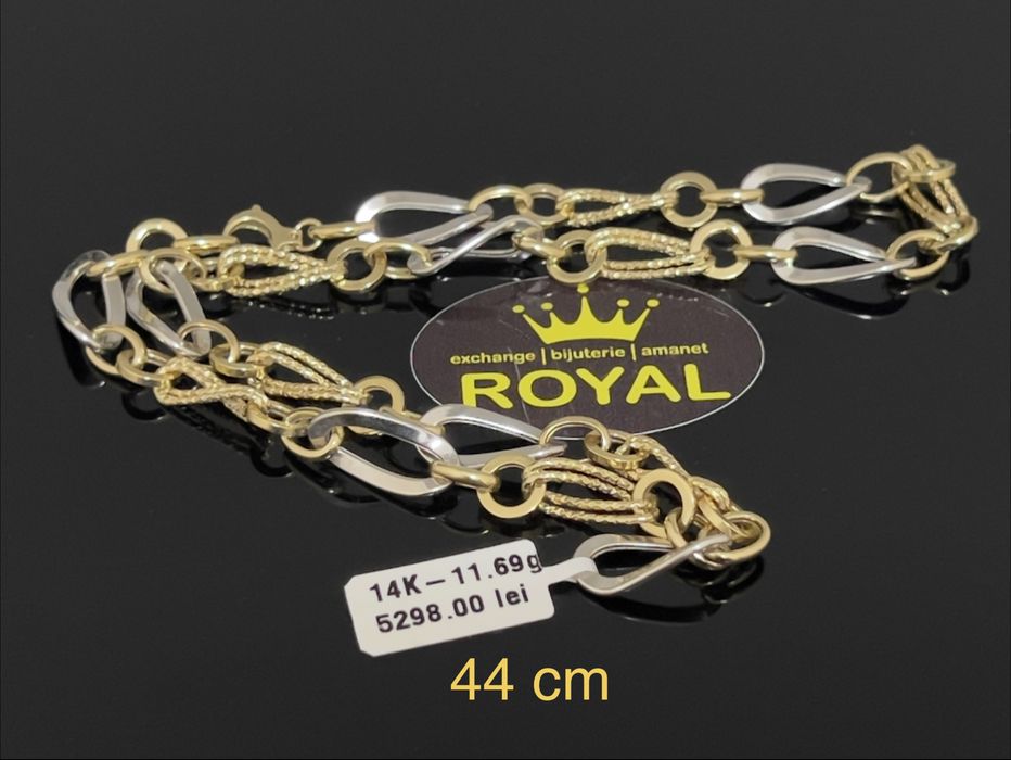 Bijuteria Royal CB ; Lant aur 14k 585  11,69 gr