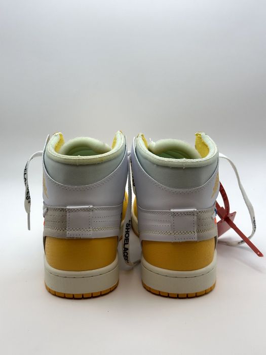 Jordan x Off White Nike Yellow Sneakers