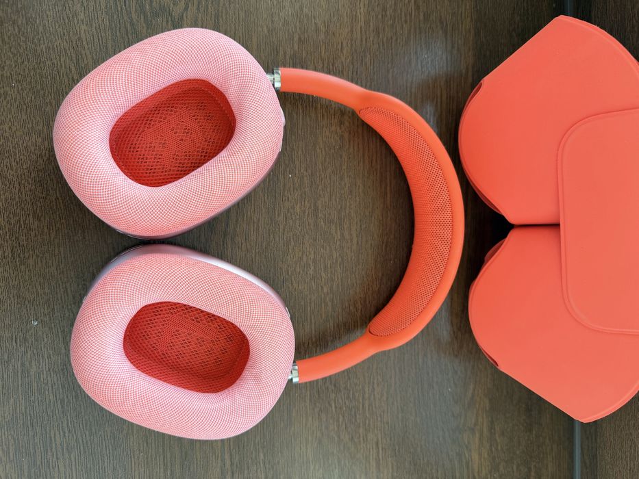 Наушники Apple Max, оранжевые