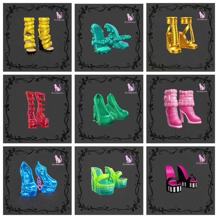 3D обувь, аксессуары для кукол Monster High
