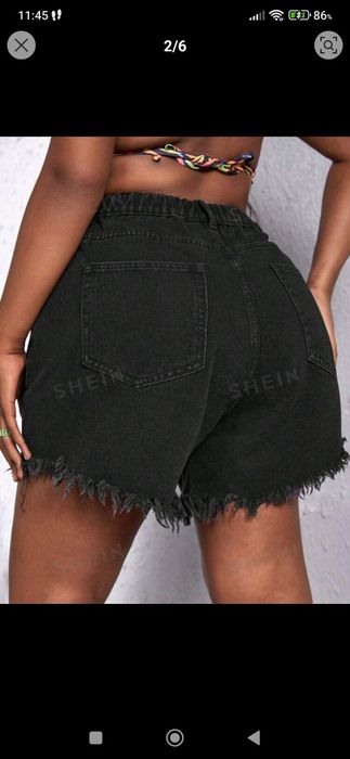 Дънкени къси гащи