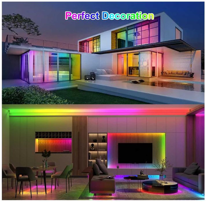 Banda LED RGB-IC adresabilă WS2812B 30 LED/m IP65 – 5m DC5V,CI adresabil individual