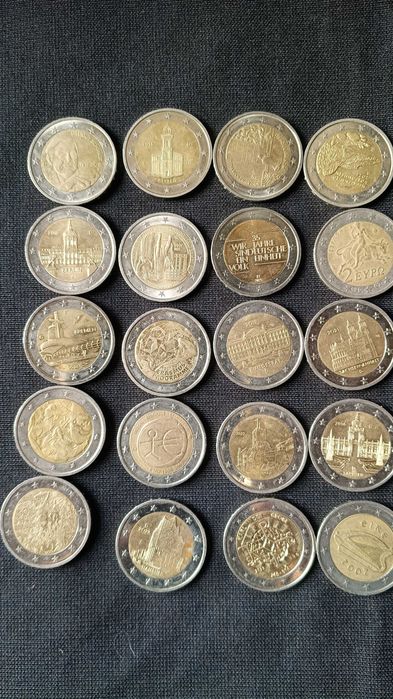 lot 20 monede de 2 euro OMAGIALE