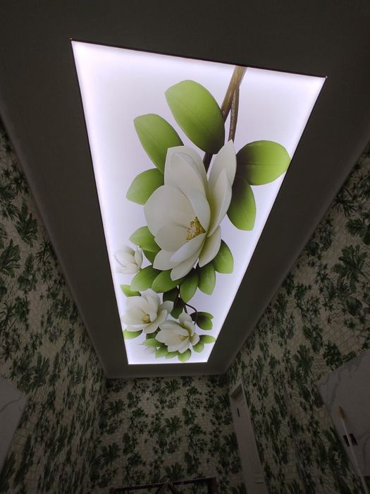 Натяжной потолок, Natyajnoy potolok, Евро ремонт