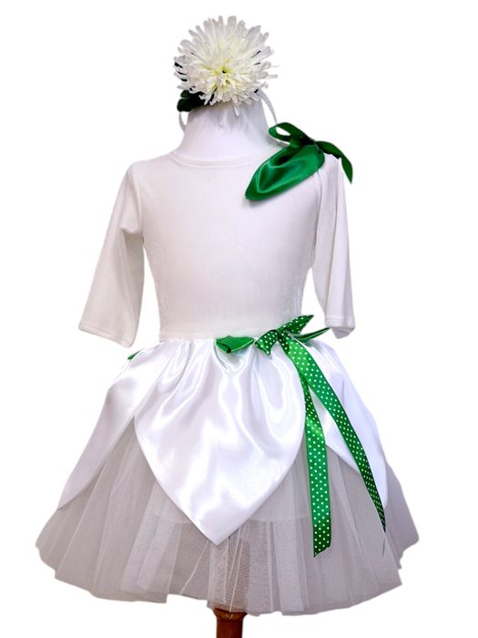 Costum rochiță crizantema dalie ghiocel  made în România