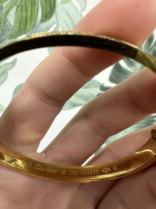 Bratara Love Cartier Full Diamond. Otel inoxidabil