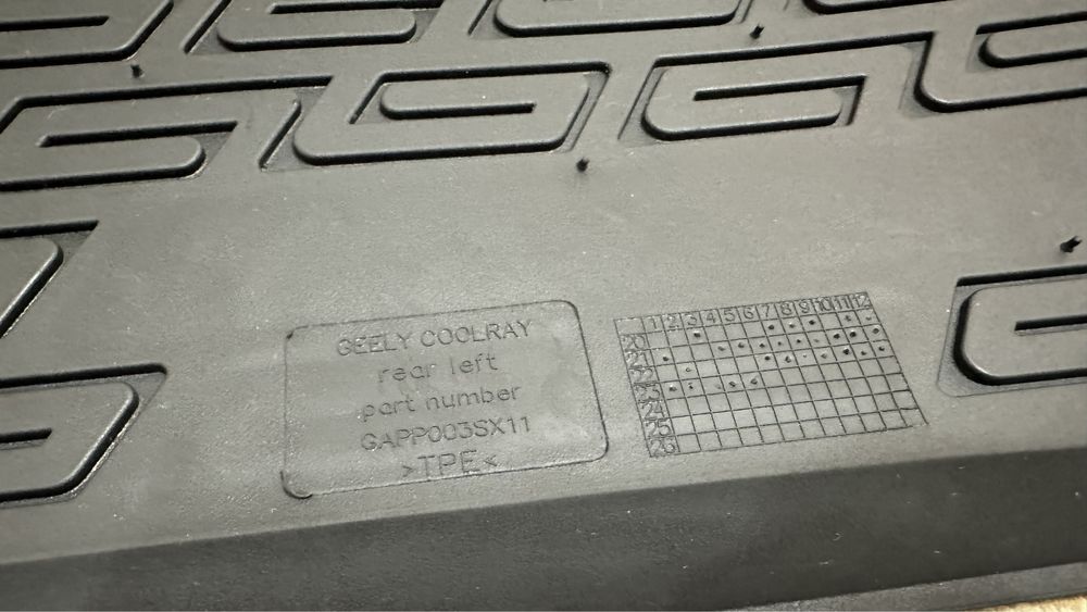 Оригинальные полики на авто