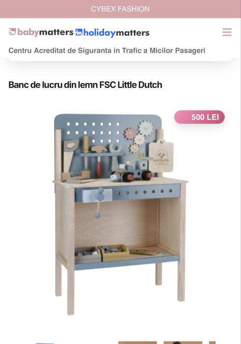 Masuta de activitati Litlle  Dutch