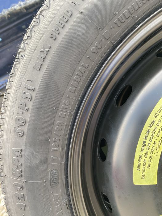 Резервна гума патерица 5х112 16 цола за  мерцедес