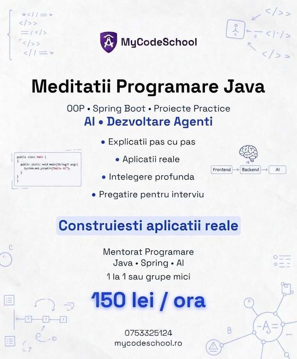 Meditații Programare Java  OOP, Spring Boot, Proiecte Practice