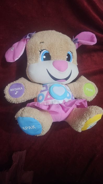 Умно плюшено кученце - Образователна играчка Fisher Price
