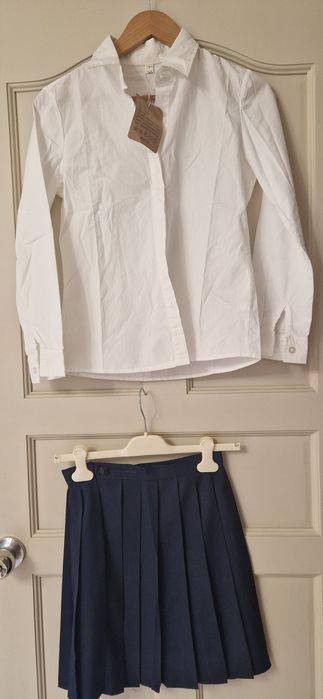 Школьная юбка и рубашка