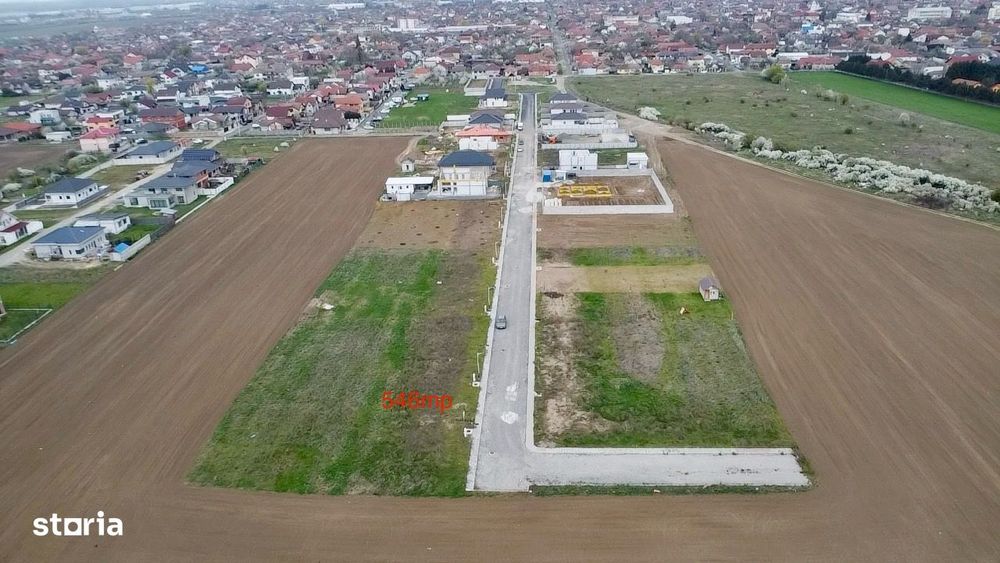 Teren de vânzare zona nouă Bujac 546mp AC ON+1 teren pe colț separate