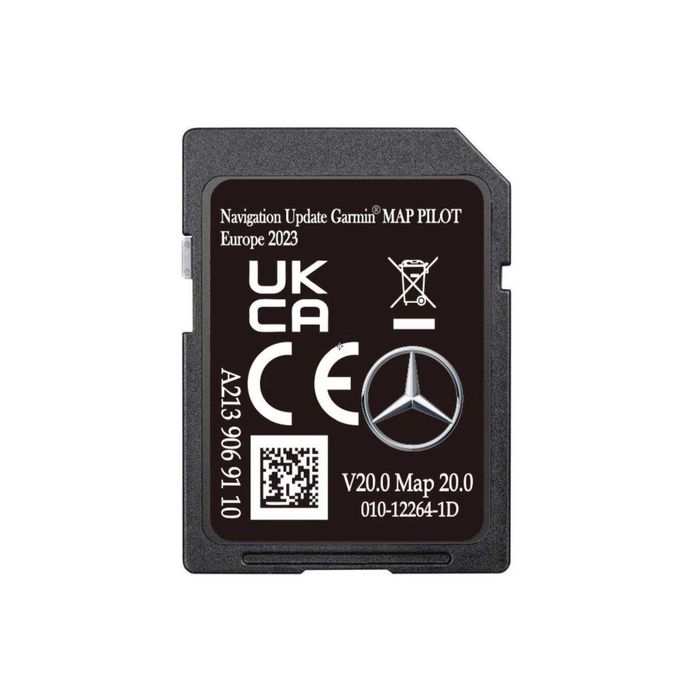 Card SD Original Navigatie Mercedes Garmin Audio 20 C E V GLC GLK GLE V17 2023-2024 V20.0