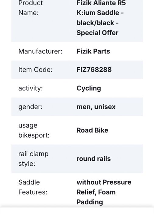 Вело Седалки Specialized Phenom, Fizik Aliante R5 K:ium