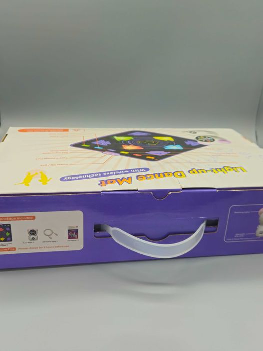 Нов!Светещ танцуващ килим с безжичен контролер и музикални режими (3+)