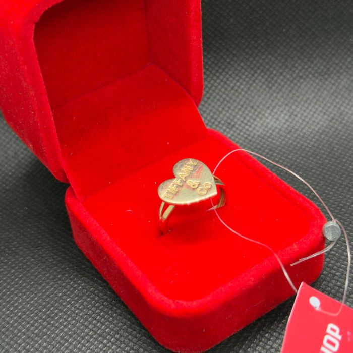 Золотое кольцо tiffany&go