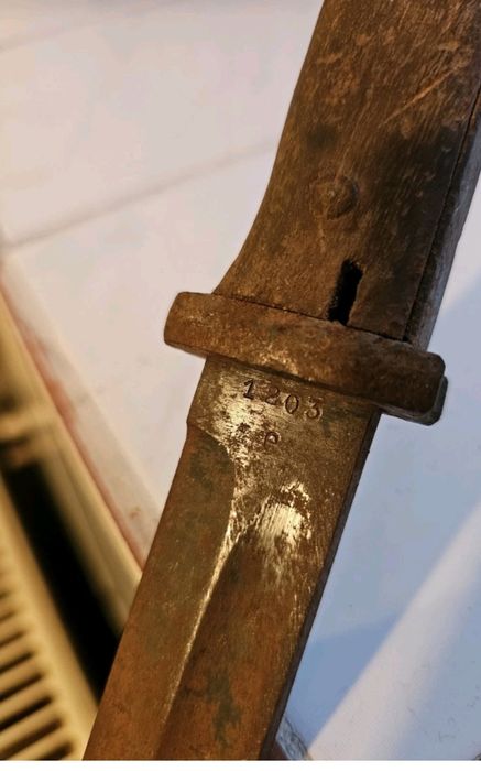 Античен щик / военен щик 44pyy 1203 – приблизително 40 см – колекционерски предмет