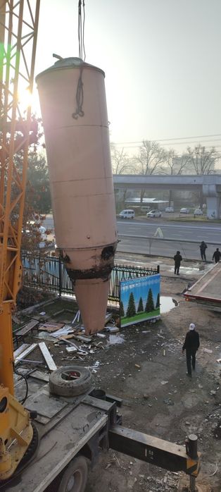 Бункер 20т яхши холатда ун сакланган тоза сув га цемент га ишатса бола