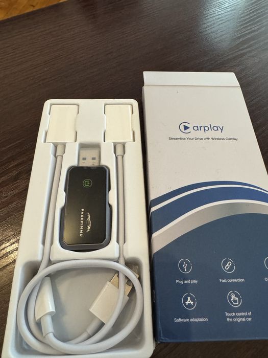 Безжичен адаптер Carplay и Android 2В1
