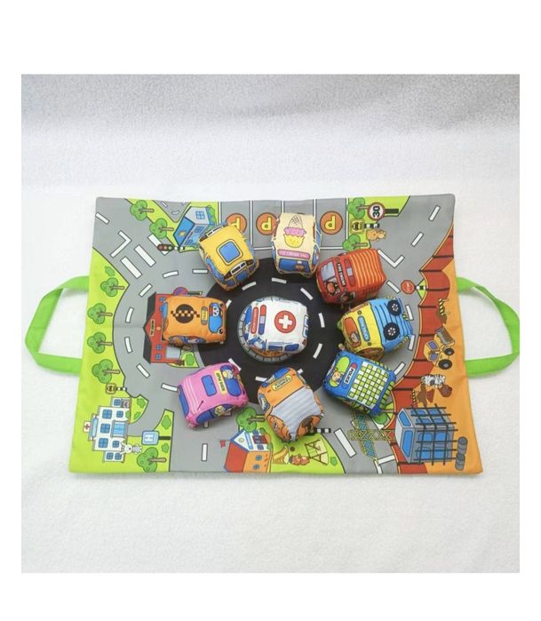 Набор мягких машинок