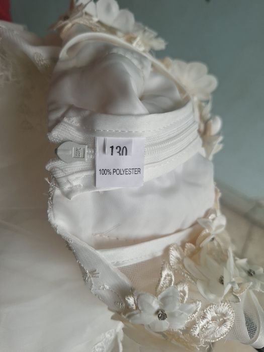 Рокля за шаферка,за дете  130 см