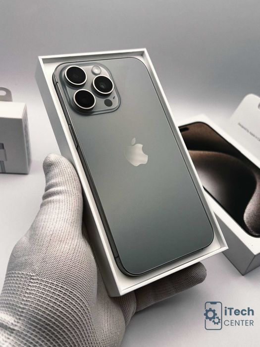 iPhone 15 Pro MAX, 256GB, Natural, 100% батерия, ОТЛИЧЕН, ГАРАНЦИЯ!