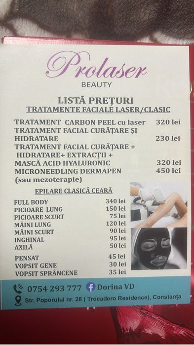Epilare laser profesional cele mai ieftine servicii din constanta