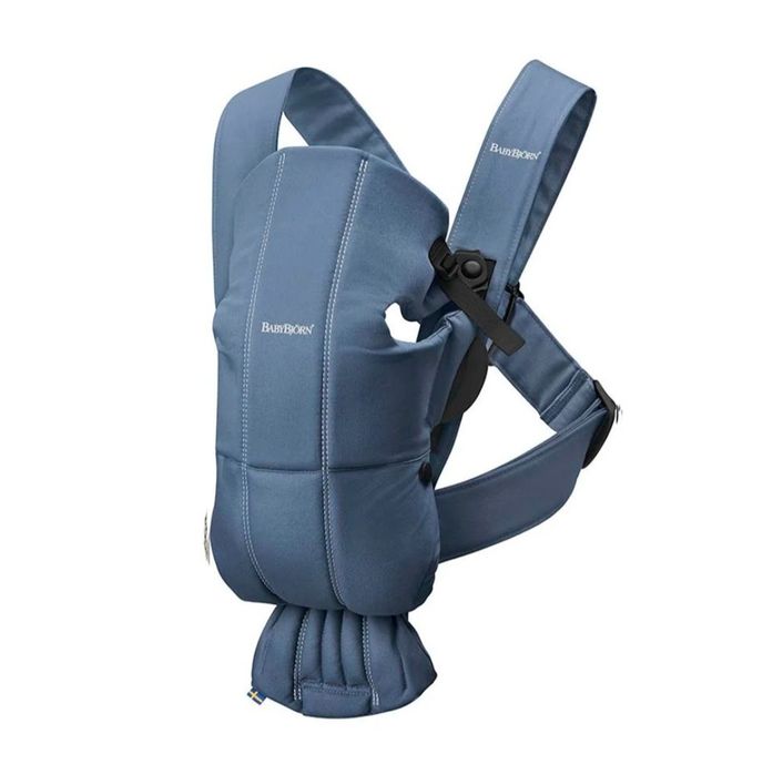 BabyBjorn Mini, Woven, индиго