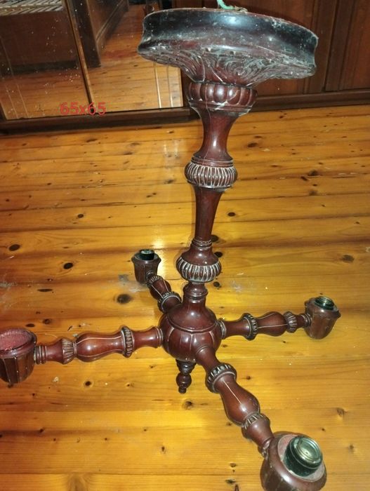 Brat lemn masiv candelabru