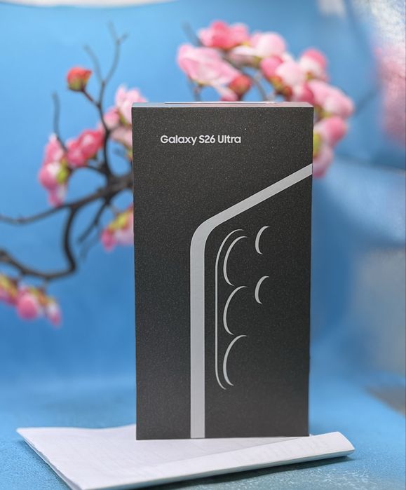 НОВ!!! Samsung Galaxy S26 Ultra, Dual SIM, 12GB RAM, 512GB, 5G, White + подарък адаптер Samsung