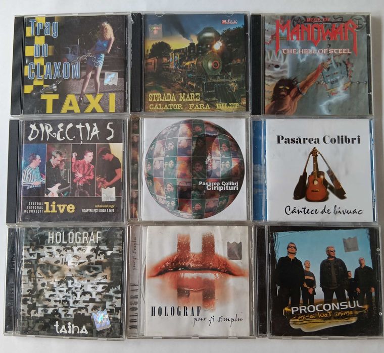 Cd Audio,Taxi,Holograf,Direcția5,Pasarea Colibri,Proconsul,Strada Mare