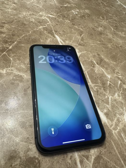 Айфон 11 64Гб, черный, 78% аккумулятор.