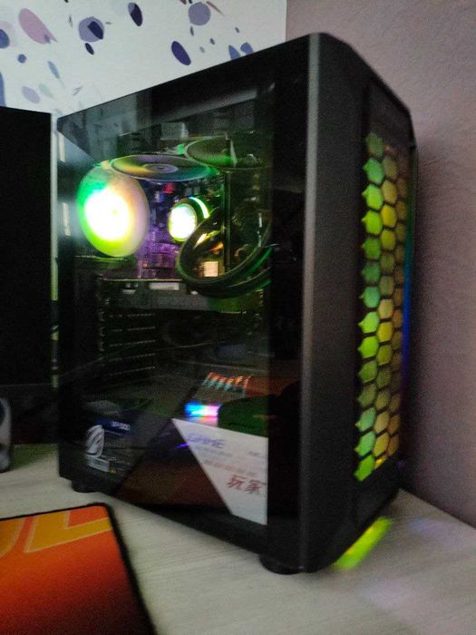 Игровой компьютер + Монитор I3 10105F | GTX1650 | 16GB | 1.6TB