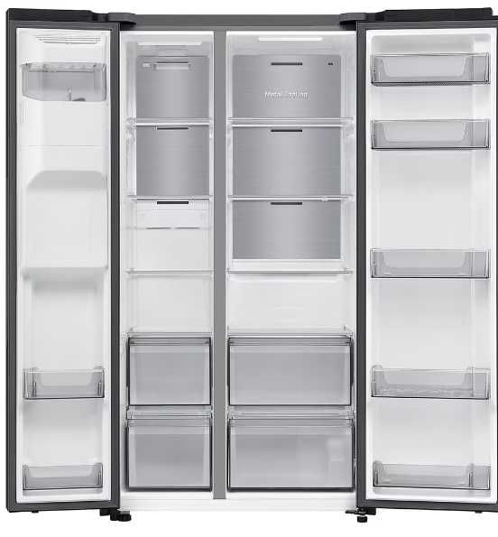 Vand frigider Samsung Side-by-Side nou, neutilizat, capacitate 635 l