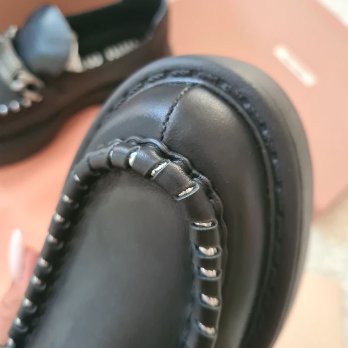 Loafers Mi*Mi* - size 36-40/calf leather nat/premium/full pack/Prada