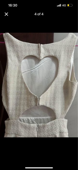 Къса Рокля Yunona с голо гръбче