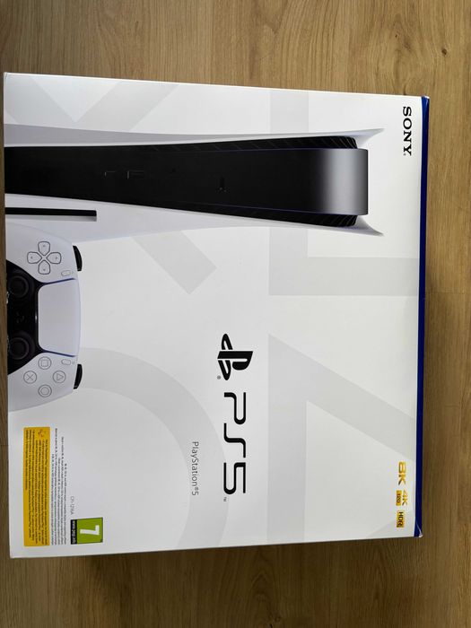 Playstation 5 Disk edition (stare excelenta), 2 controllere cu charging dock + joc sigilat
