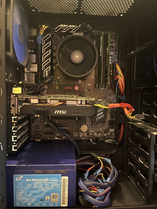 Ryzen 5 2600, gtx 1650 SUPER, 16gb ram, 256gb nvme, 500w