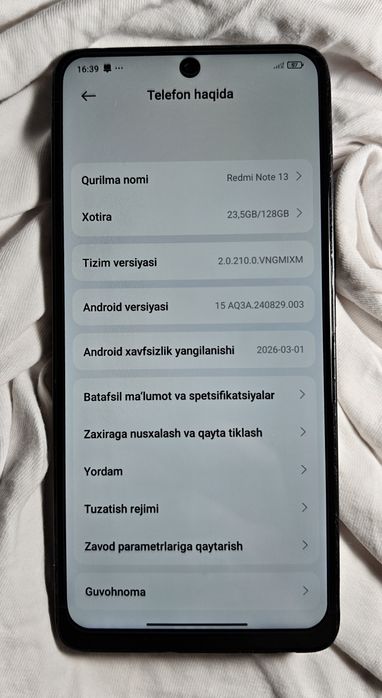 Redmi Note 13 || ТЕЛЕФОН