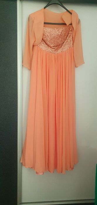 Rochie voal,somon, de ocazie                    .