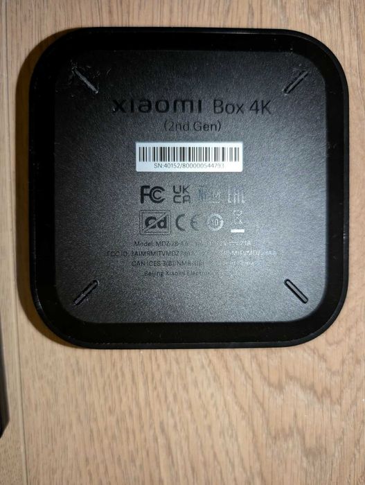 Медиен плейър Xiaomi MI TV Box S 2nd Gen, 4K Ultra HD, Черен
