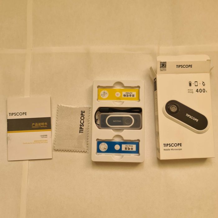 Микроскоп TIPSCOPE 20X-400X для мобильных телефонов