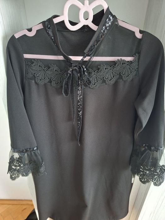 Rochie ocazie cu dantelă și paiete 38, nepurtata