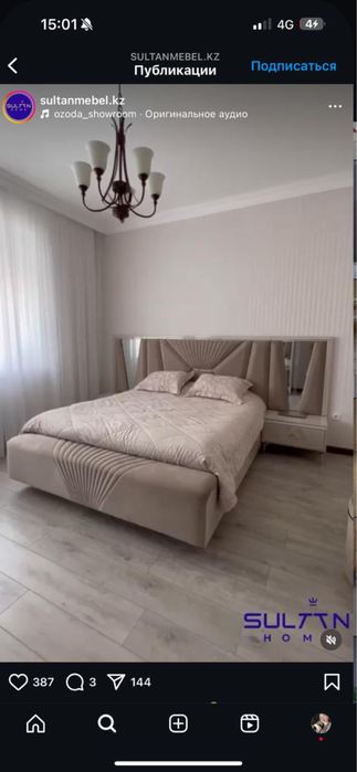 Спальный мебель Султан мебель