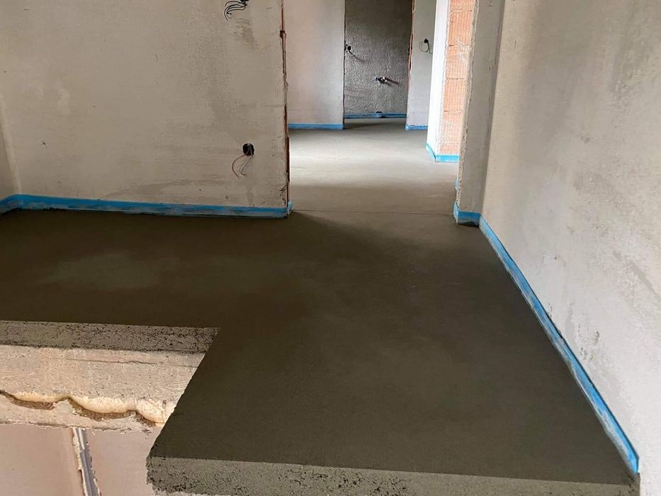 Sapa mecanizata și beton elicopterizat cu quartz