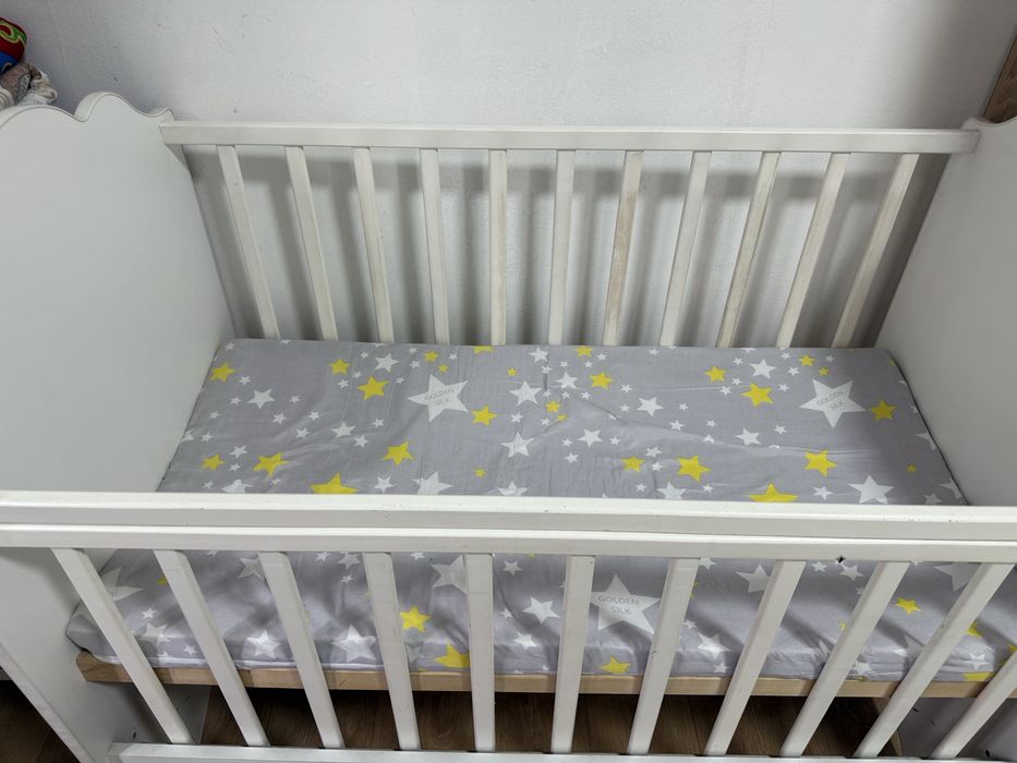 Манеж белый детский