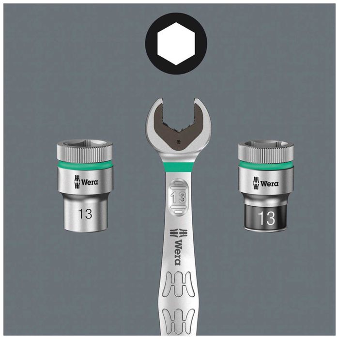 Set de chei tubulare WERA pentru biciclete, 3 Bit Check 41 de piese, sigilat