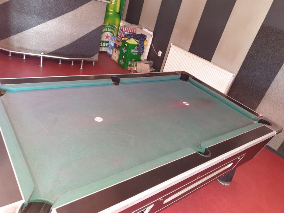 Masa de biliard cu fise / postav nou