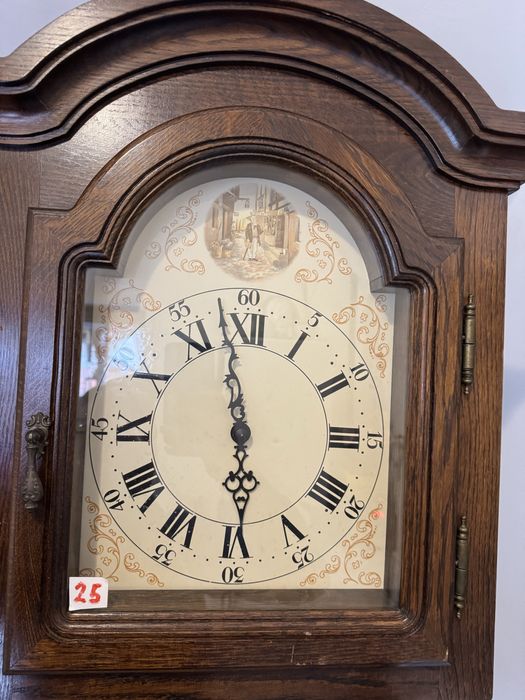 Ceas Pendul//Podea//Warmink//Westminster//Cadran Emailat Pictat Manual